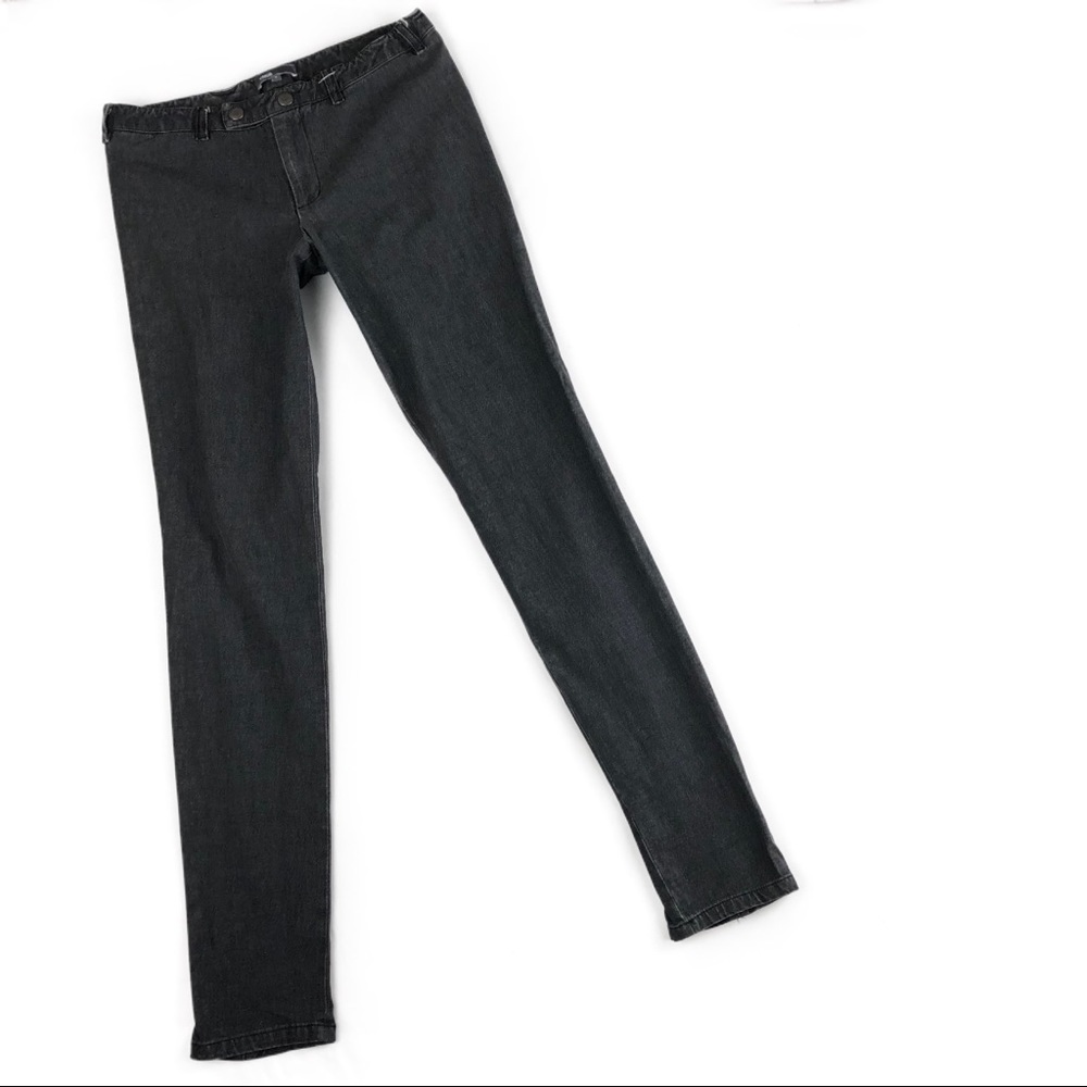 Vince Charcoal Gray Stretch Denim Leggings